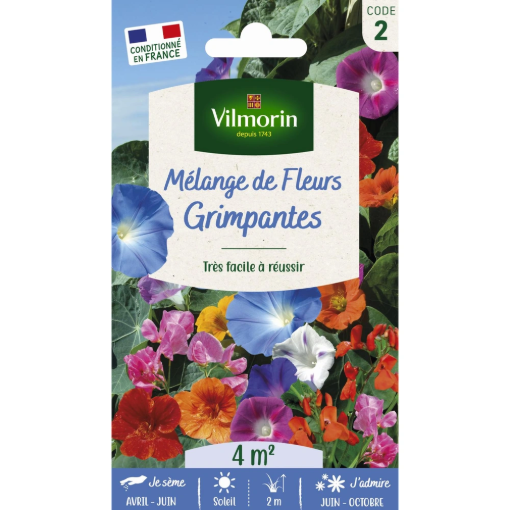 Image de FLEURS GRIMPANTES MIX VL2 - Le sachet