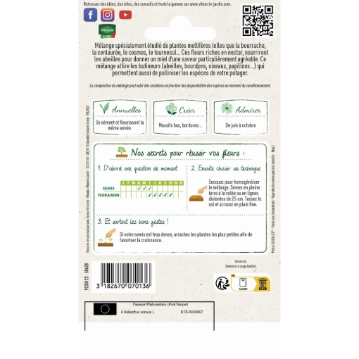 Image de MELANGE FLEUR MELLIFERES VL2 - Le sachet