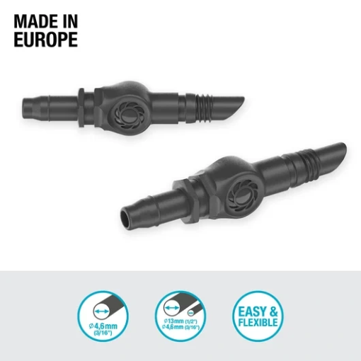 Image de Jonction droite 3/16 4.6mm - Quick & Easy - boite de 10