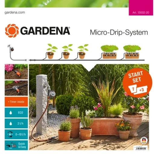 Image de Kit Micro-Drip pour plantes en pot avec prog (10 pots) - Unité