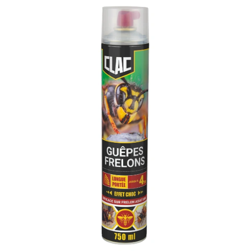 Image de Traitement Guêpes et Frelons - Insecticide 6M - Aérosol de 750 ml