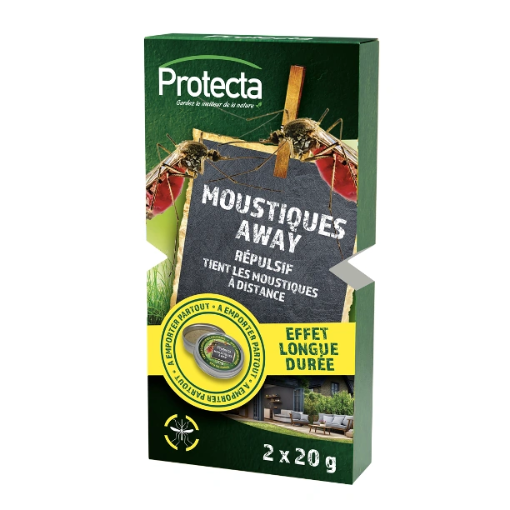 Image de MOUSTIQUE AWAY DUOPACK - 2 boites de 20g