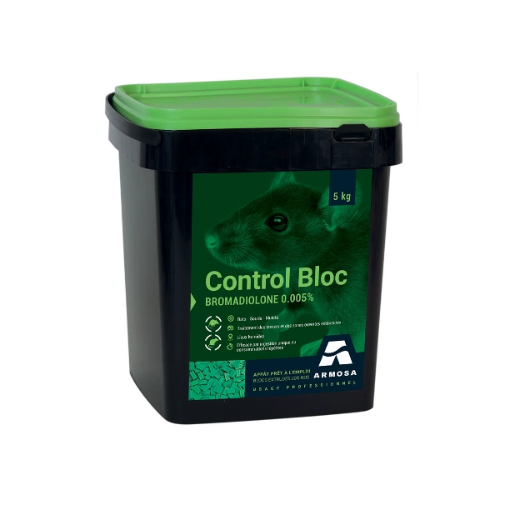 Image de RATICIDE CONTROL BLOC - BROMADIOLONE - R- * - Boite de 5 kg