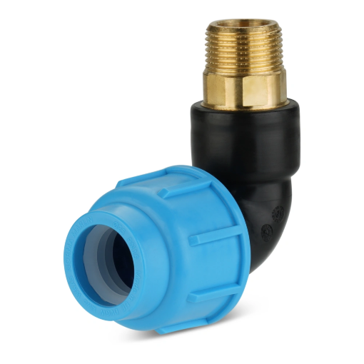 Image de Coude Compression MARLIN INS. Laiton Mâle  25x3/4 - Unité