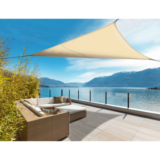 Image de Filet OMBRAGE SUNNET KIT TRIANGLE 3m40 - BEIGE