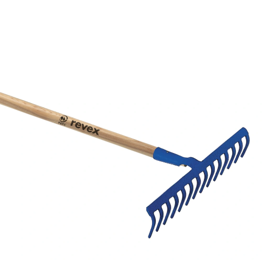 Image de RATEAU FORGE 14 dents courbes 35 cm - EM - REVEX - 135032 - L'unité