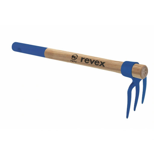 Image de Croc Forgé 3 dents Bleu - L'unité