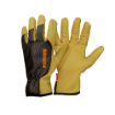 Image de Gants Cuir / Toile SEQUOIA - Taille 10 - La paire