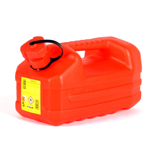 Image de JERRICAN Plastique HYDROCARBURES 5 litres - rouge