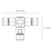 Image de Connecteur en T 3 pôles IP68 - Unité