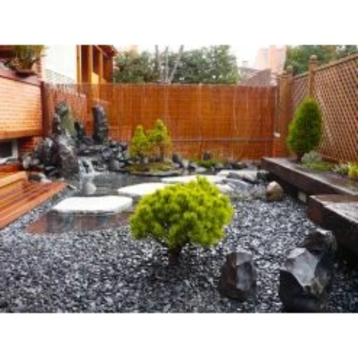 Image de GALET MARBRE NOIR 25/40 - P60 - sac de 20 kg