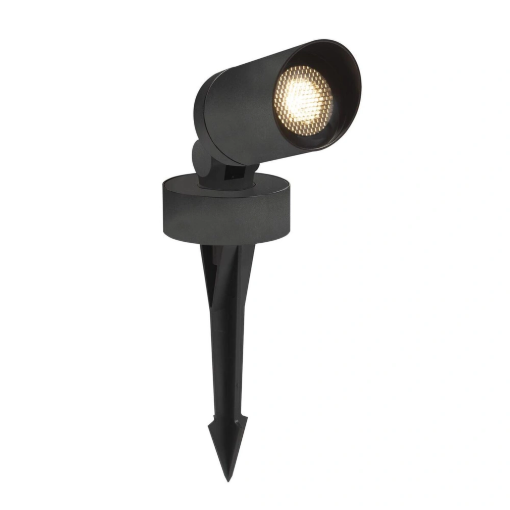 Image de Tube GU10 noir mat patère+piquet 230V - Unité