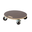 Image de SUPPORT ROULANT BOIS TRES RESISTANT - 200 KG - 40 cm ROND - Unité