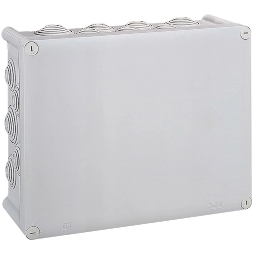 Image de Boîte de dérivation rectangulaire - 310x240x124mm - 1/4 de tour - Gris - L'unité