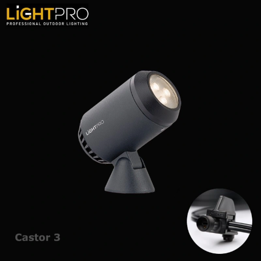 Image de SPot CASTOR 3 - ALU ANTHRACITE -  LED 2.5W 3000K - GLP - Unité