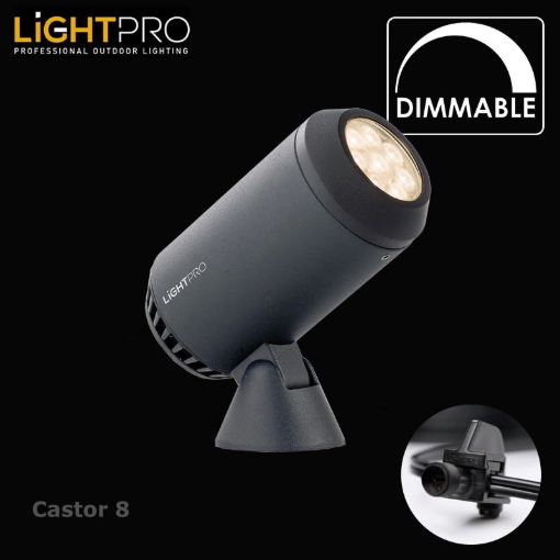 Image de SPot CASTOR 8 - ALU ANTHRACITE -  LED 8W 3000K - GLP - Unité