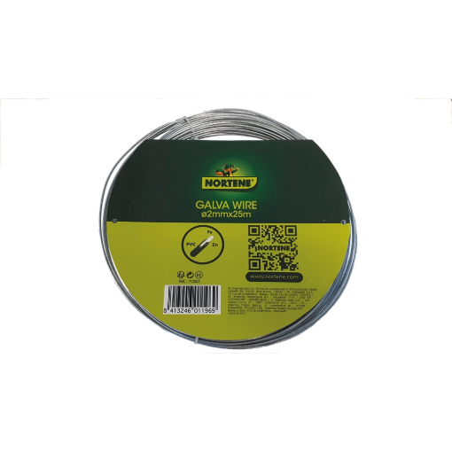 Image de FIL de FER DIAM 2mm GALVANISE 172551 - 25m - la bobine