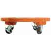 Image de SUPPORT ROULANT BOIS MASSIF 30 cm ROND - Unité