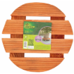 Image de SUPPORT ROULANT BOIS MASSIF 30 cm ROND - Unité