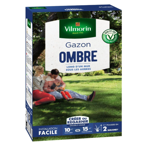 Image de Gazon BOITE Gazon  VILMORIN - OMBRE - BOITE 250G