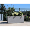 Image de Jardinière "BASALT" - Dim : 99,5  x 39 x 43 cm - 98 L - gris béton - JEADS