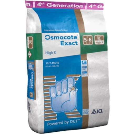 Image de OSMOCOTE EXACT HIGH K 12.08.19+OE - 5/6M - SAC 25 KG