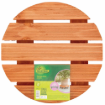 Image de SUPPORT ROULANT BOIS MASSIF 40 cm ROND - Unité