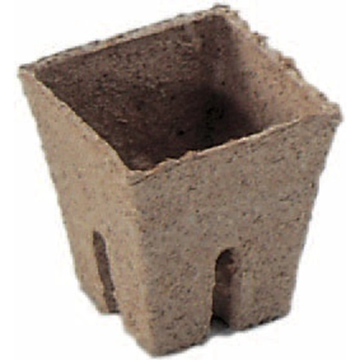 Image de Godets en Tourbe CARRES 8 X 8 X 8 cm - Fentes - Carton de 1200