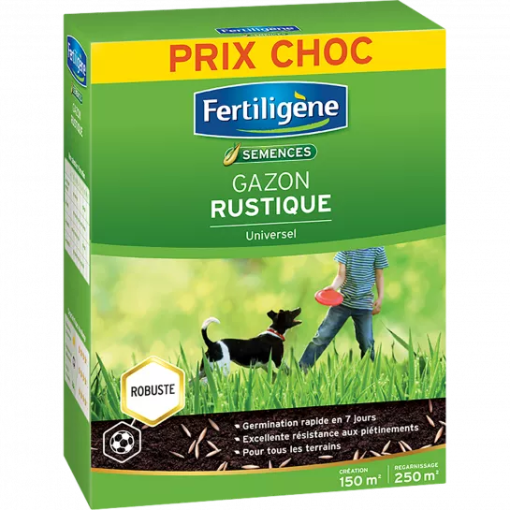 Image de Gazon RUSTIQUE 150M2 - 3,75kg - Le carton