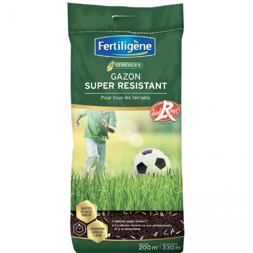 Image de Gazon SUPER RESISTANT 200M2 - 5kg - Le carton