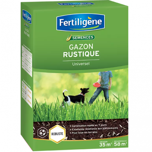 Image de Gazon RUSTIQUE 35M2 - 875g - Le carton