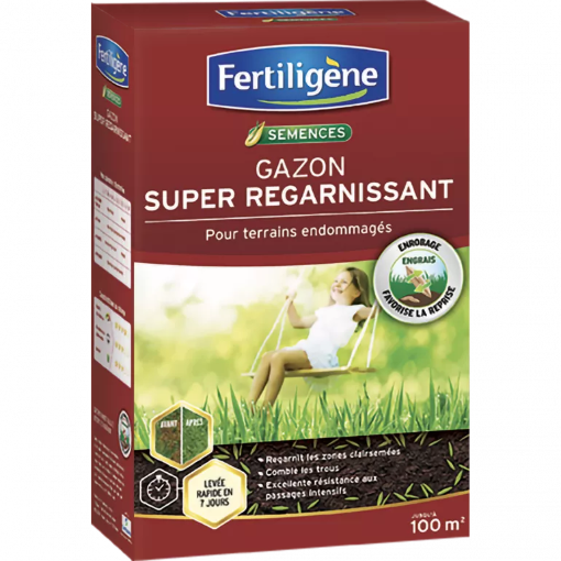 Image de Gazon SUPER REGARNISSAGE 100 M2 - 2 kg - Le carton
