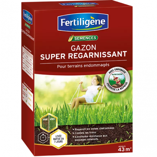 Image de Gazon SUPER REGARNISSAGE 43 M2 - 875g - Le carton