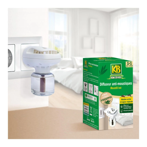 Image de Diffuseur ELECTRIQUE ANTI-MOUSTIQUES + RECHARGE 46 ml