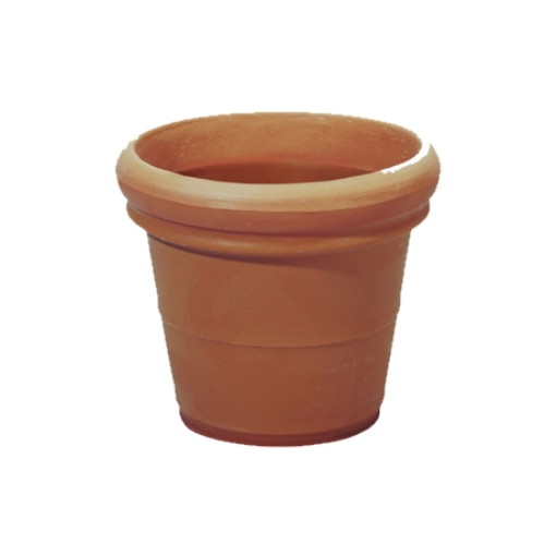 Image de POT LISSE LISCIO PLASTECNIC 51 X 43,5 CM - 47 L - Terre cuite - l'unité