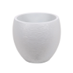 Image de Pot Egg "GRAPHIT" - Dim : 50  x 45 cm - 46 L - blanc ceruse- Unité