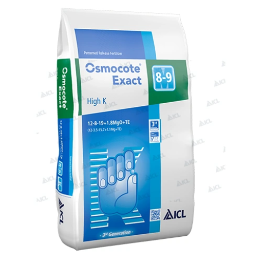 Image de OSMOCOTE EXACT HIGH K 12.8.19+3MgO+OE - 8/9M - SAC 25 KG