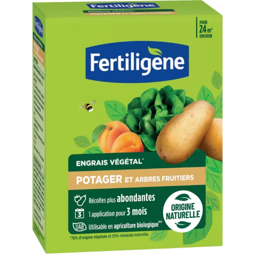 Image de Engrais POTAGER et Arbres FRUITIERS FERTILIGENE - Boite de 1.2kg