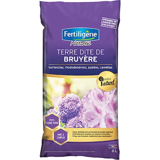 Image de TERRE DITE DE BRUYERE - FERTILIGENE - SAC 6 L    *