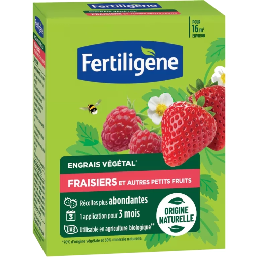 Image de Engrais FRAISIERS FERTILIGENE - Boite de 1.2 kg
