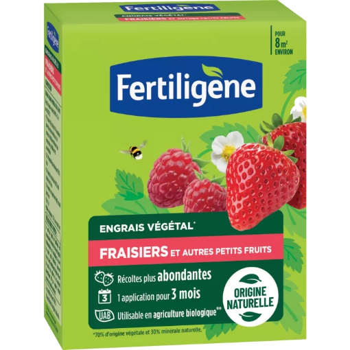 Image de Engrais FRAISIERS FERTILIGENE - Boite de 650g
