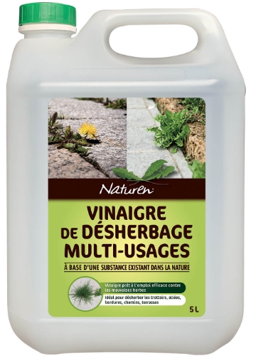 Image de VINAIGRE DE DESHERBAGE MULTI-USAGE - Bouteille de 5 L