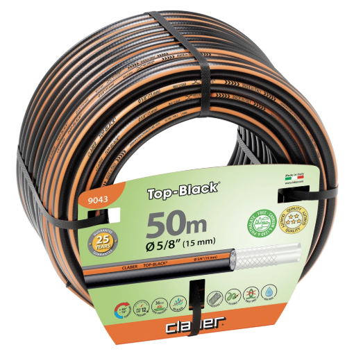 Image de Tuyau TOP BLACK CLABER - DIAM 15 - 50 m