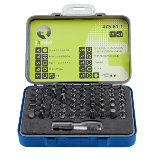 Image de JEU EMBOUTS 1/4 61PCS - Unité