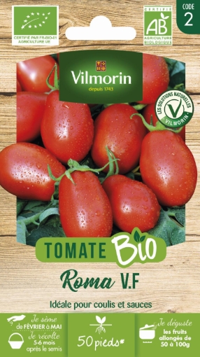Image de TOMATE ROMA VF ECH VL1 - Le sachet
