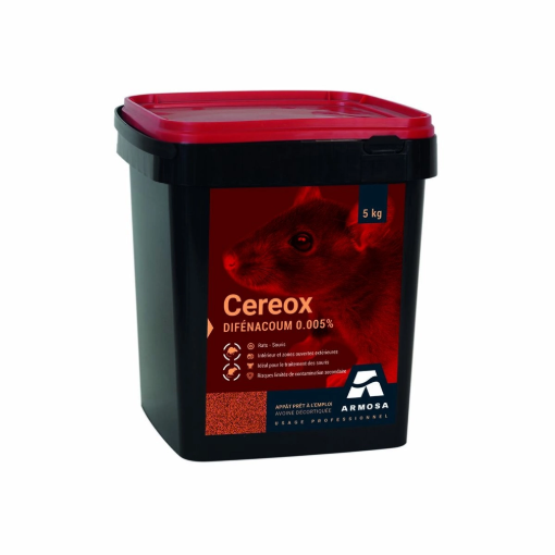 Image de RATICIDE CEREOX DF - Avoine - DIFFENACOUM - S - R925 - * - Boite de 5 kg