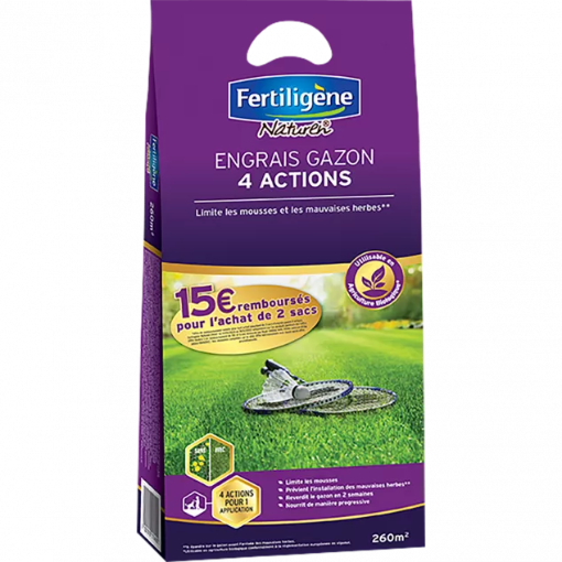 Image de Engrais Gazon 4 ACTIONS - Sac de 10 kg - 420m2 - Le sac
