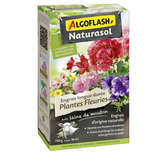 Image de Engrais Pl.Fleuries ALGO Naturasol - Boite de 750 g
