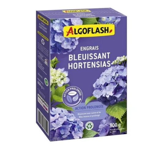 Image de Engrais BLEUISSANT HORTENSIAS ALGO - ACTION PROLONGEE - Boite de 800G